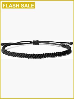 Adjustable Boho Surfer Wax Thread Bracelet Anklet Handmade Slip Knot